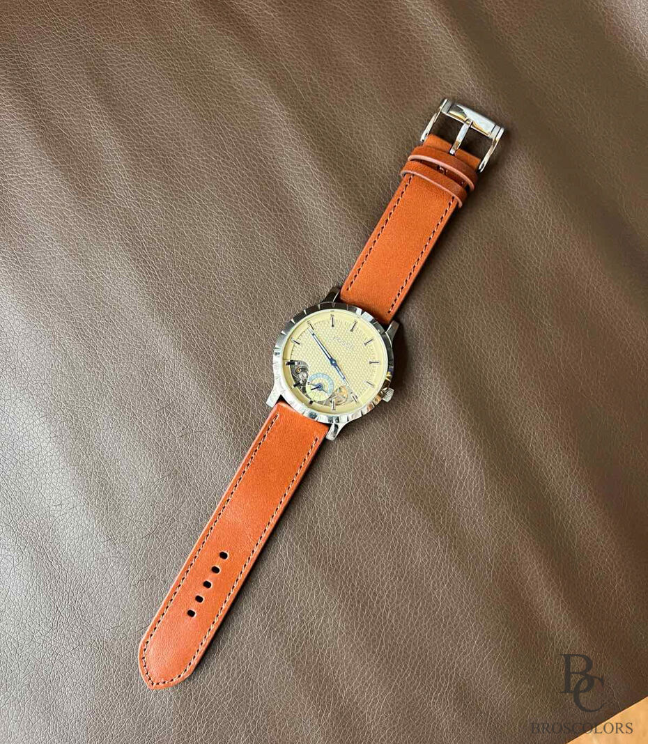 каишка кожена за часовник фосил, fossil