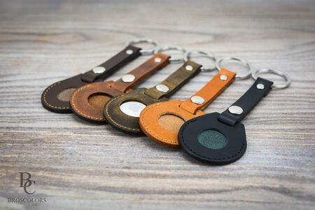 leather case for AirTag